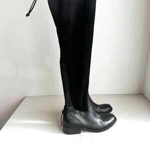 Rudsak Leather Suede Over the Knee Sock Boots 35